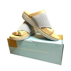 Life Stride Velocity 2.0 Gray Slip On Sandals